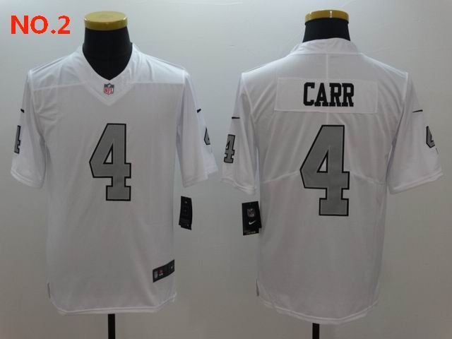 Men's Las Vegas Raiders 4 Derek Carr Jesey NO.2;